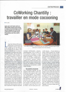 CoWorking Chantilly - Picardie Gazette 10 06 2016